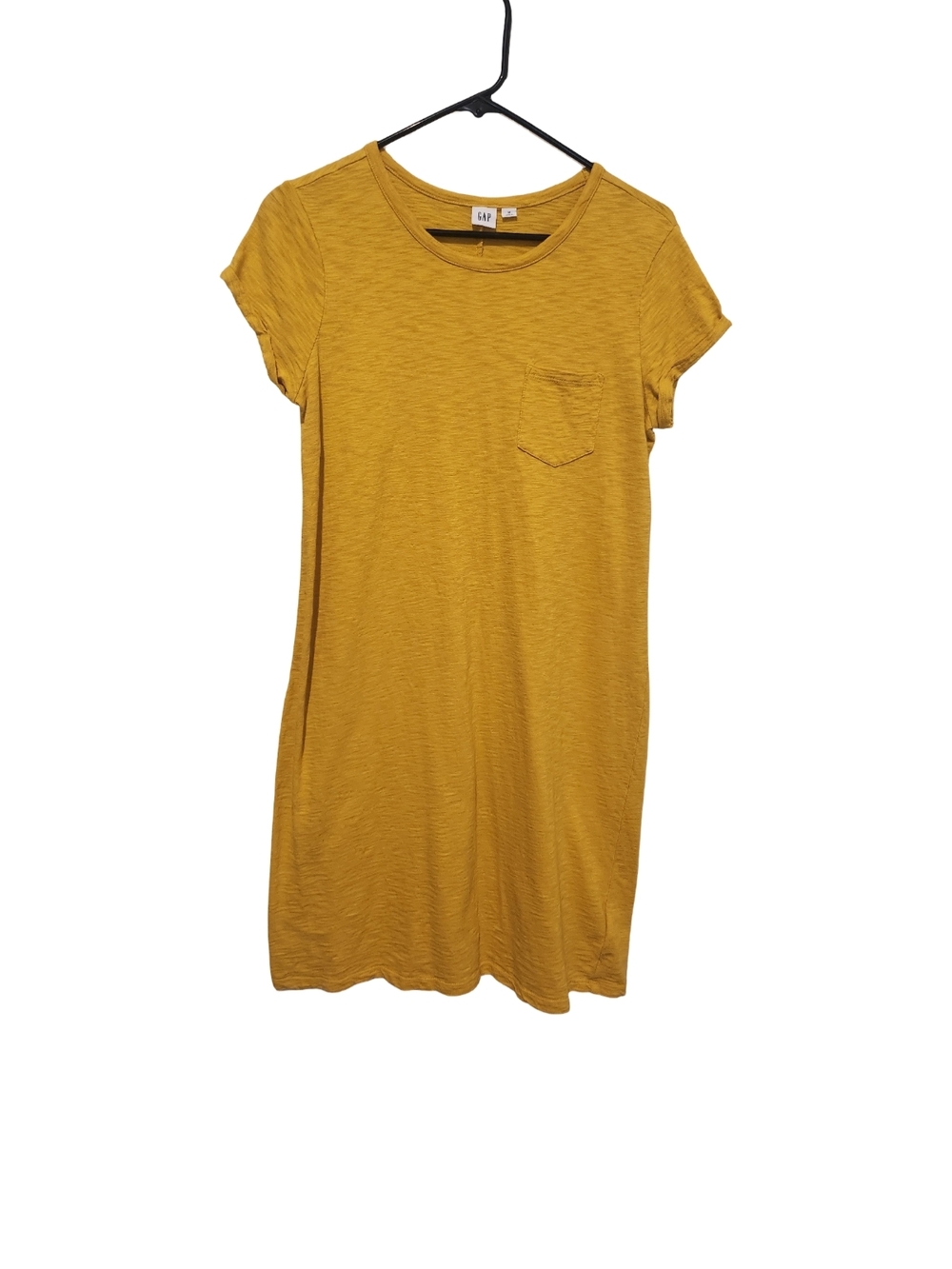 GAP Mustard Tee Pocket Dress